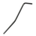 Direct Insertion Style Electric Guitar Tremolo Arm Whammy Bar - Chrome - Black / Insert Part Diameter 6mm. 