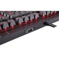Corsair STRAFE Mechanical Gaming Keyboard RED Light  — CHERRY MX Blue Switches. 