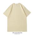 Heavyweight combed cotton short sleeve t-shirt advertising shirt wholesale overalls custom printed logo embroidery undershirt tops. 