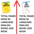 Pack of 2 Book - Simple Trading Book & One Simple Strategy Technical Analysis Simplified - Trading Book In English Crypto , Forex , Stock , Binary Books - Candlestick pattern & Chart Pattern Combo Book  Set. 
