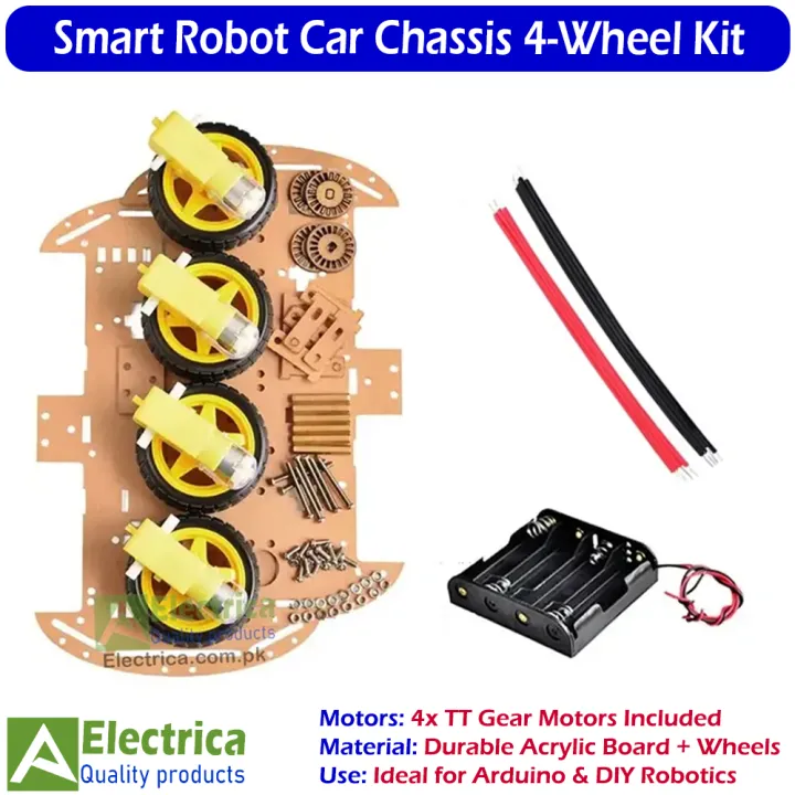 4%20Wheel%20Smart%20Robot%20Car%20Chassis%20Kit%20with%20Motors,%20Wheels,%20Screws%20&%20Acrylic%20Board%20for%20Arduino,%20Robotics,%20DIY%20Projects,%20and%20Students%20Learning%20by%20Electrica%20-%20Image%202