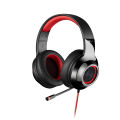 EDIFIER G4 Gaming headset Built-in 7.1 Virtual Surround Soundcard and retractable microphone LED and Metal Mesh Design headphone. 