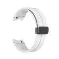 Silicone Watch Strap for Samsung Watch 5 4 44mm 40mm Strap for Samsung Watch 5 Pro 45mm Magnetic Buckle Bands for Samsung Galaxy Watch 4 40mm 44mm / 4 Classic 42mm 46mm Band Magnetic Clasp. 