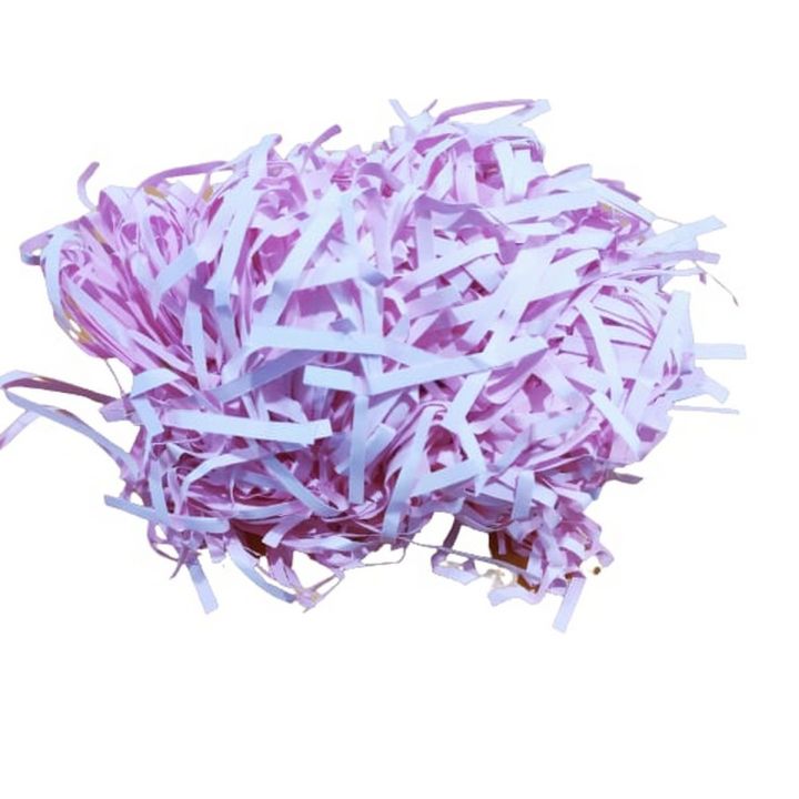 Pink Shredded Paper Grass Color Filler Crinkle Cut Paper Shred Gift Basket Filler