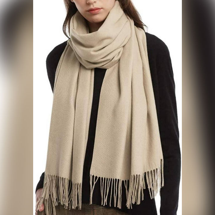 Pashmina Staller - Warm Lvory - Al-Karamat