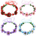 Baby Girls Floral Crown Headband – Adjustable Flower Wreath for Ages 1-10. 