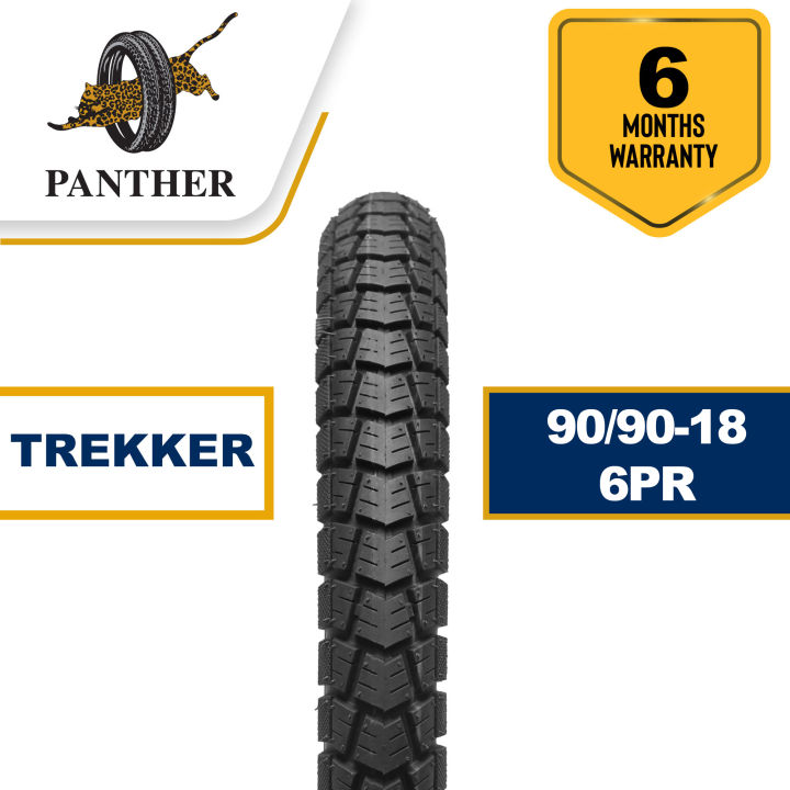 Panther Trekker 90/90-18 (Front & Rear) 6 PR - GS 150 YBR 125 CC - Motorcycle Tyre & Tube Set – Panther Tyres & Tubes.