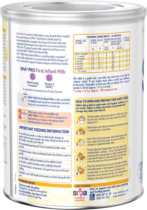 SMA%20Pro%20Milk%20%20First%20Infant%20Milk%201,%20800%20gm%20-%20Image%202