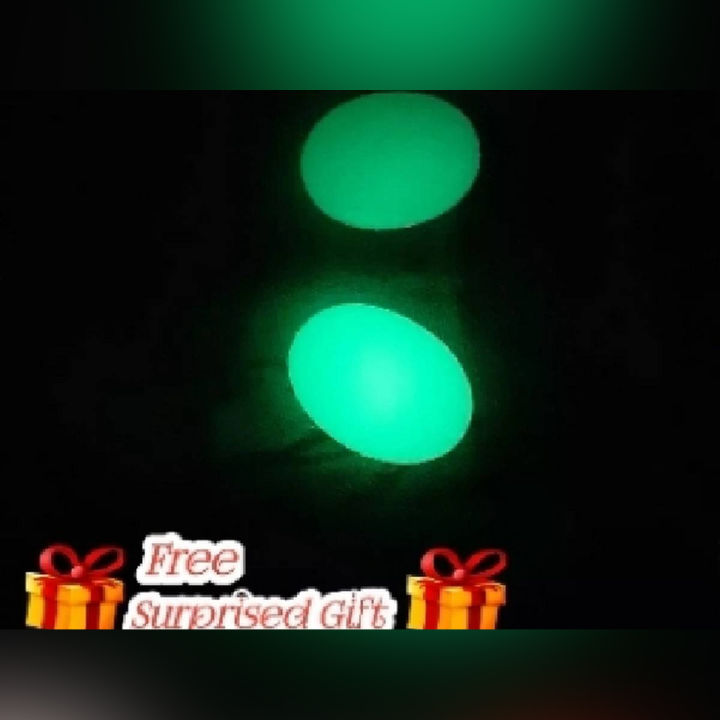 Night Glowing Stone Decorative Gravel Stones Glow in Dark Garden Pebbles Luminous Stone (Pack of 2)