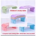Study And Drawing Table For Kids Children Portable Multipurpose Plastic Table for Kids and Adult 2 in 1 Study Mini Drawing ,Computer and Laptop Table Desk With Storage Box. 