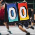 Table Top Scoreboard 0-99 Flip Score Keeper for Team Games Baseball Tennis. 