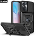 Phone case For OPPO Reno 11F Back cover Hard Armor Shockproof Camera Protection Bracket Navigation Holder Ring cover for For OPPO Reno11 F 5G Cover cases. 