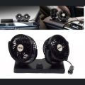 SOGO CAR DUAL FANS|360 ROTATION |CAR INTERIOR COOLER |12 V|HIGH SPEED ADJUSTABLE FAN |LONG NECK|MULTI PURPOSE. 