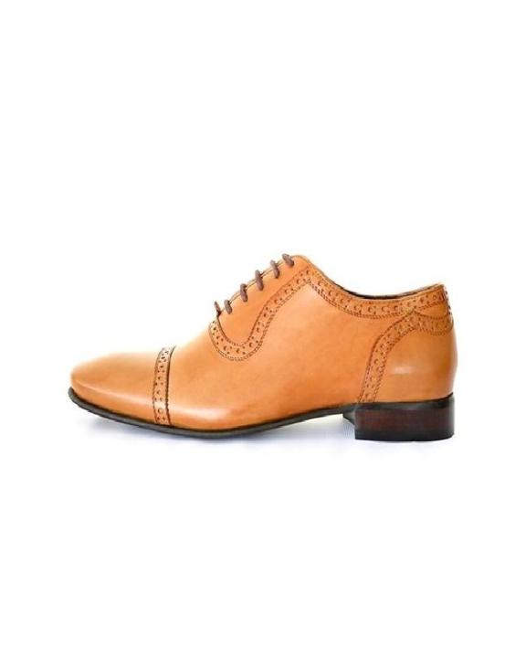 Tan%20Leather%20Shoes%20For%20Men%20-%20Image%204