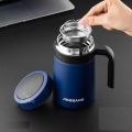 Imported 316 Jingbang Stainless Steel Thermos Tea Mug With Handle and Filter Insulated Tea Cup Thermos Cup for Office Hot and Cold Tea Coffee Cup. 