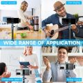 ( Not Support Tecno and Infinix ) K9 Dual Microphone Mic Plug & Play USB Type C Plug Wireless Lavalier Microphone | Mini Lapel Microphone Wireless Mic For Recording YouTube_Facebook_ Interview Auto Sync Noise Reduction NO APP or Bluetooth Needed- Dual Mic. 