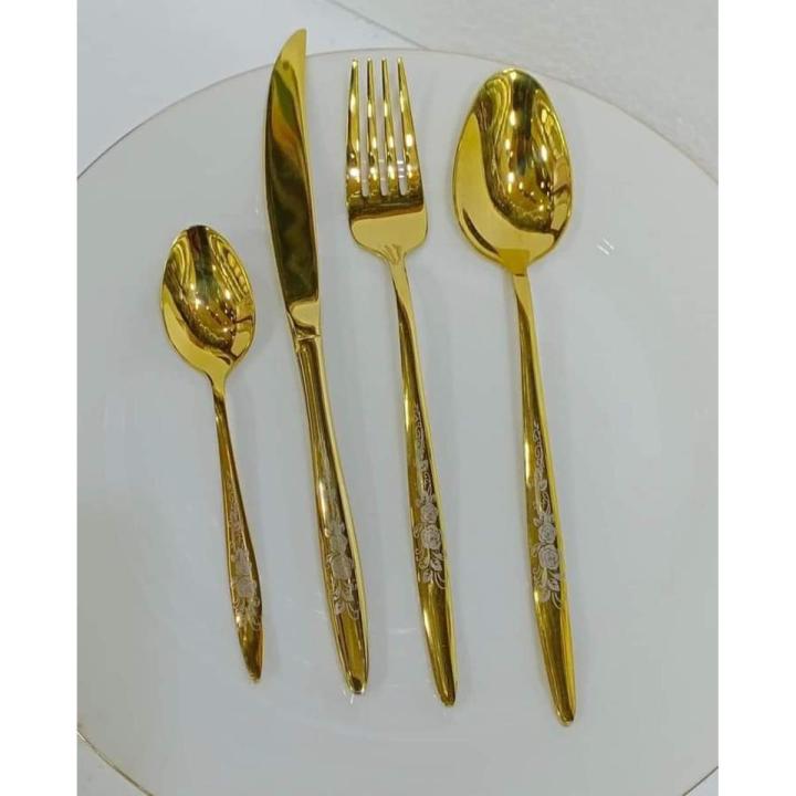 Cutlery Set | Golden Cutlery Set | Fancy Cutlery Set | Briefcase Cutlery set | Fancy Cutlery Box | Premium Quality Cutlery Set | Imported Cutlery Set | 24 pcs Cutlery Set | 24 pcs Golden Fancy Cutlery set