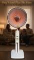 Electric Heater Sun Halogen Stand Heater 100W to 1000W Dish Heater with Remote Control. 