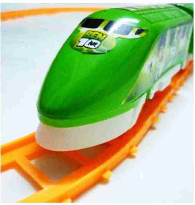 Best funplay children toy  Ben-10 Battery Operated Train  (Green)