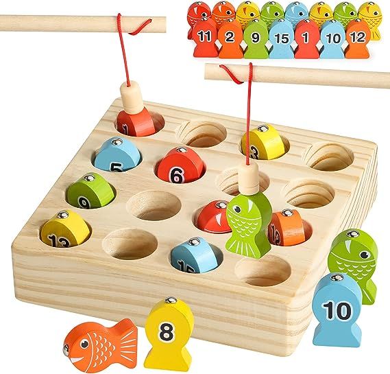 Wooden digital fishing game Daraz.pk