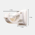 NYT 2Pcs Self Adhesive Curtain Rod Bracket For Hanging Net Curtain Voile Party Decor. 
