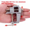 NEW Arrival 3.5" Aluminum Miniature Small Jewelers Hobby Clamp On Table Bench Vise Mini Tool Vice Multi-Functional. 