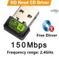 USB Wifi Adapter PC 150M Wireless Network Card [RMG Ready Stock] USB Computer Adapter. 