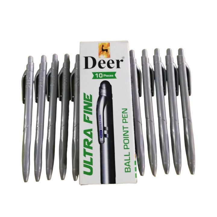 One Pack of ULTRA FINE BallPoint Pens (10 Pcs) - Blue