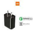 Original XIAOMI Fast Charger 18 watts USB Adapter Dual ports High Quality. 