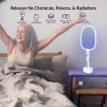 Rechargeable 2-in-1 Mosquito Racket - 1200mAh Lithium-Ion Battery. 
