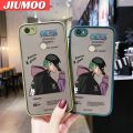JIUMOO For Redmi Note 5A Redmi Note 5A Prime Case With Fashion Tide Brand Zoro Side Edge Square Silicone Frosted Transparent Hard Casing Design soft Cases Full Cover Phone Case Shockproof Protection Case. 