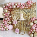 Shimmer Wall Backdrop Decorations Panel | Wedding, Birthday, Anniversary, Engagement & Bridal Shower Party Decor Panel (Champagne). 