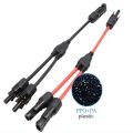 Solar Y Branch Cable Connectors,Solar Cable Parallel Adaptor in Pair for Solar Pane,Cable Wire Plug Tool Kit. 