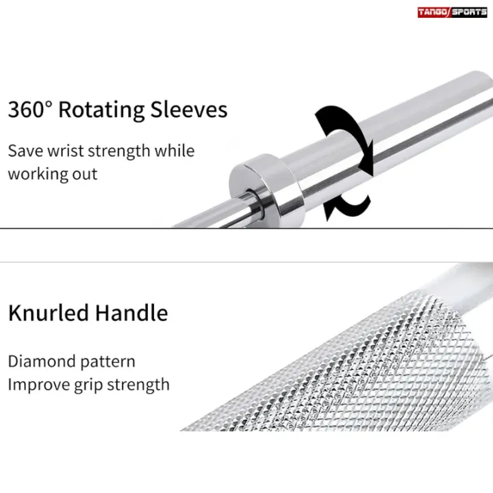 7ft%20Heavy%20Duty%20Strength%20Training%20Barbell%20-%207%20ft%202-inch%20Olympic%20Weighted%20Solid%20Steel%20Bar%20Barbell,%20for%20Weightlifting/Bench%20Press/Deadlift%20and%20Power%20Lifting%20Strength%20Training,%20with%20Rotating%20Sleeve,%20Home%20Gym%20-%20Image%205