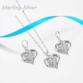 Ehaan Fashion Women Jewelry Set │ Silver Jewelry Set for Women │ 925 Silver Jewelry Set for Girls │ Sterling Silver Jewelry Set for Youth │ Girls Fashion Jewelry Set. 