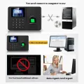 Imported Professional Biometric Fingerprint Time Attendance Machine Clock Recorder Employee Digital Electronic English Voice Reader Machine . No Need Software.. 