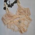 Click4she New stylish Net Bra Panty Non Padded with wired sets for girls ladies and women. 