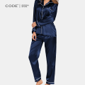 Code Plain Silk Night Dress For Girls - Silk Night Suit For Women Girls - Silk Sleepwear For Women - Silk Night Wear For Women - Pjs For Women. 