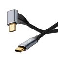 Right Angle USB C 3.2 10Gbps 4K@60Hz Data Cable Type-C PD QC 5A 100W Fast Charging Cord for Tablet Steam Deck Rog Ally VR Link. 