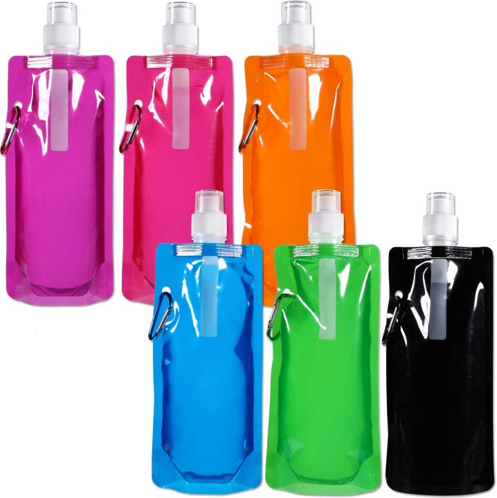 Collapsible%20Water%20Bottle%20Reusable%20Drinking%20Water%20Bottle%20with%20Clip%20for%20Biking,%20Hiking%20Travel,%206%20Colors%20-%20Image%202