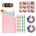 Nail Art Tool Set: Nail Pen Stamp, Nail Painting Brush Nail Dotting Tool,Nail Foil,Manicure Tape,Rhinestones for Nails. 