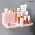 Multifunctional Bathing Wall-mounted Storage Rack Toothbrush Holder Shower Shelf Super Bathroom Accessories. 