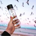 Voss Sparkling Water Glass Bottle, 375 ml. 