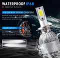C6 Car Led Headlight Bulbs Extra Bright H4 7200lm 600k. 