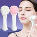 2 in 1 Facial Cleansing Brush Double Sided Facial Cleansing Brush with Soft Bristles for Deep Pore Exfoliation, Makeup Washing, Massage. 