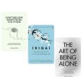 The Art of Being Alone by Renuka Gavrani / Ikigai by Francesc Miralles and Hector Garcia / Don't Believe Everything You by Joseph Nguyen. 