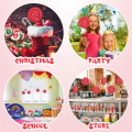 3Pcs Simulated Lollipop Prop Fake Lollipop Model Candy Ornament Wedding Festival Party Decoration Easy to Use ,Red. 