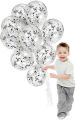 5pcs Confetti Balloons, Happy Birthday Balloons for Birthday Decoration as Birthday accessories. 