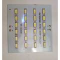 2pcs 12 Volt DC LED White Emitting Diode SMD Light Board - Dimensions 64x64mm - 24 LED's Panel. 