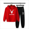 Men High Quality Winter Markhor  Printed Hoodie + Trouser Track Suit for men. 